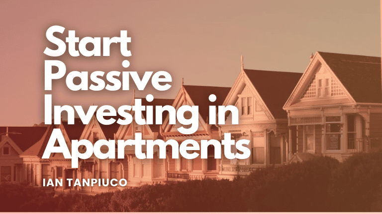 How can beginners start passive investing in apartment buildings?