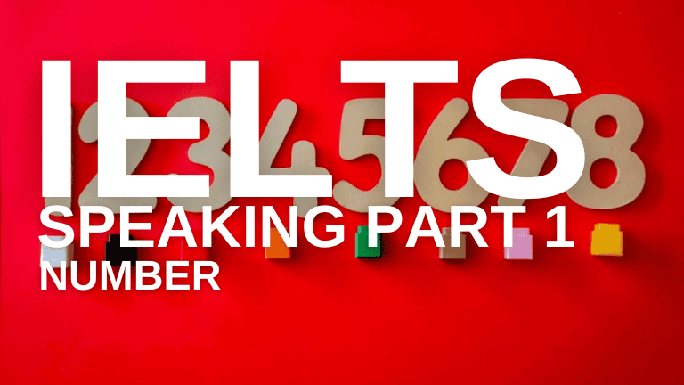 IELTS Speaking Part 1 – Numbers